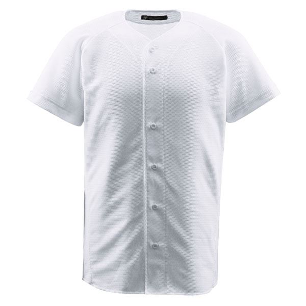 デサント（DESCENTE） ジュニアフルオープンシャツ （野球） JDB1010 Sホワイト 150
