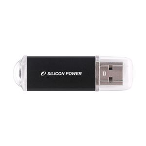 シリコンパワー USBフラッシュメモリ ULTIMA-II I-Series 4GB ブラック 永久保証 SP004GBUF2M