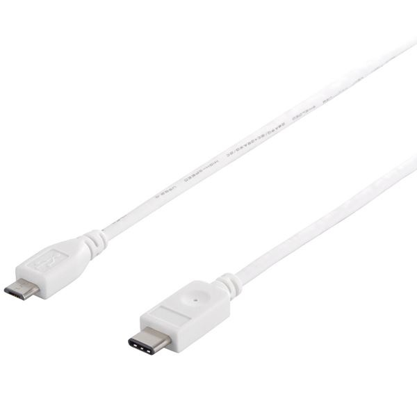 バッファロー（サプライ） USB2.0ケーブル（C to microB） 2m ホワイト BSUCMB220WH