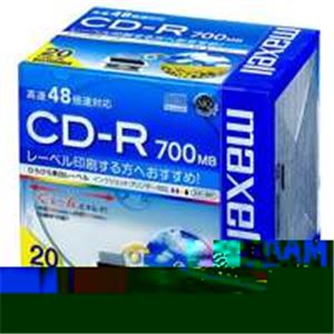 （まとめ）日立マクセル HITACHI CD-R ＜700MB＞ CDR700S.WP.S1P20S 20枚【×5セット】 送料