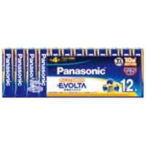 （まとめ）Panasonic パナソニック エボルタ乾電池 単4 12個 LR03EJ12SW 【×3セット】 送料無料！