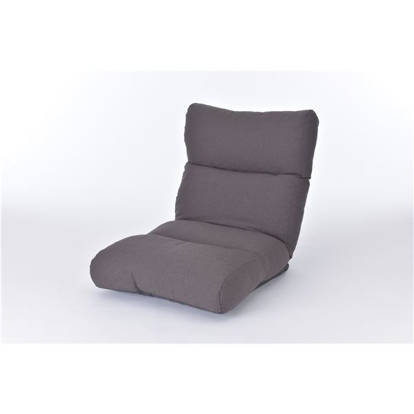 ふかふか座椅子 リクライニング ソファー 【スモークグレー】 日本製 『KABUL-LT』 送料無料！