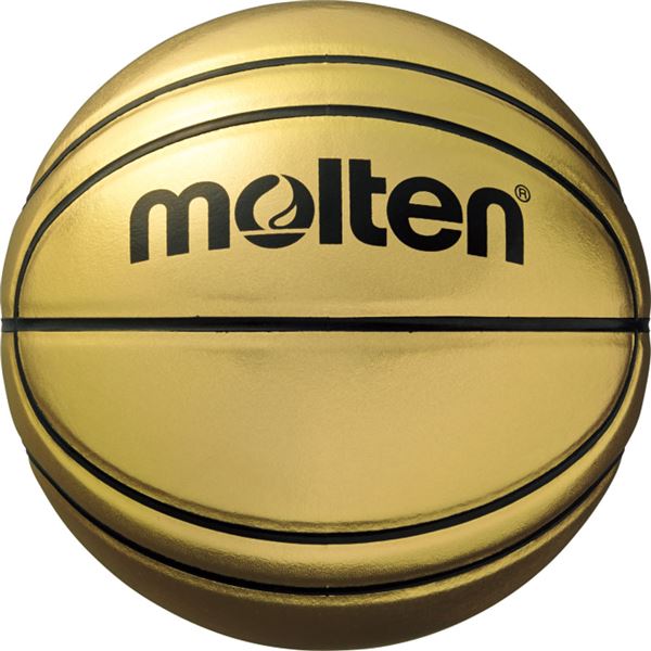 【モルテン Molten】 記念ボール バスケットボール 【7号球】 ゴールド 人工皮革 BGSL7 〔運動 スポーツ用品 イベ