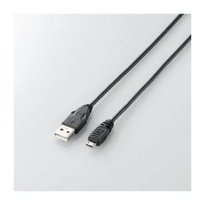 (まとめ)エレコム Micro-USB(A-MicroB)ケーブル U2C-AMB015BK【×5セット】 送料無料！