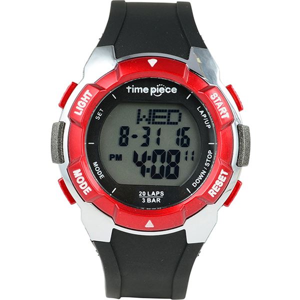 Time Piece（タイムピース） 腕時計 ランニングウォッチ 20LAP デジタル レッド TPW-004RD