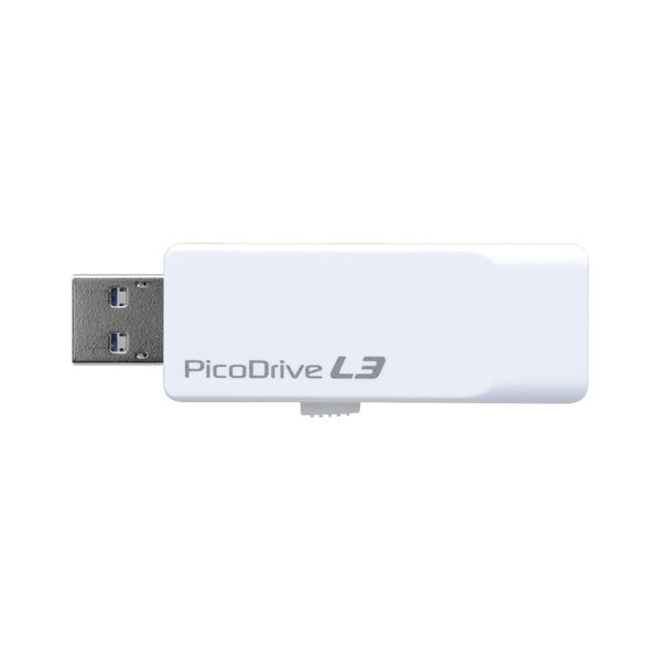 グリーンハウス USB3.0メモリー ピコドライブ 64GB GH-UF3LA64G-WH 送料無料！