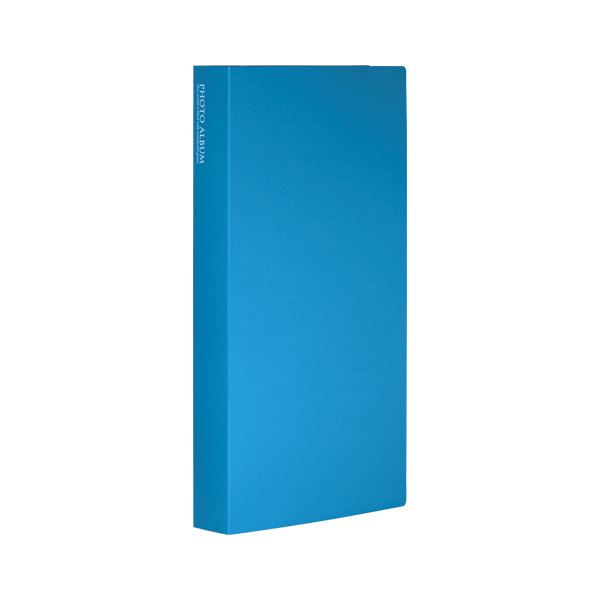 （まとめ） フォトアルバム 高透明 L判（300枚収容） KP-300-10 ブルー 1冊入 【×3セット】