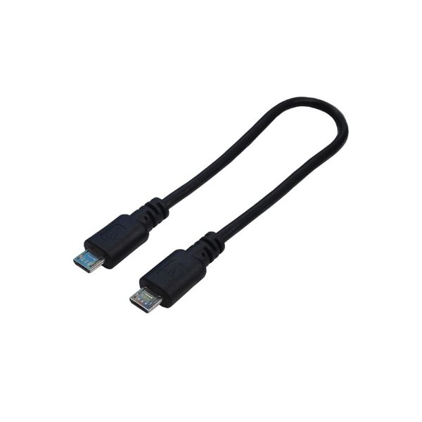 (まとめ)変換名人 USBケーブル20 micro(オス)to micro(オス) USBMCA/A20F【×10セット】 送料
