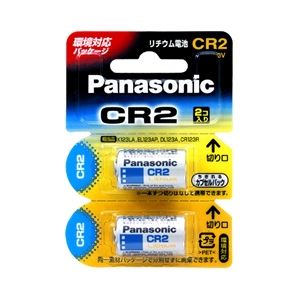 パナソニック(家電) カメラ用リチウム電池 3V CR2 2個パック CR-2W/2P