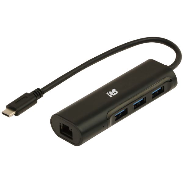 ラトックシステム USB Type-C ギガビット対応LANアダプター USBハブ付き RS-UCLAN-H3 送料無料！