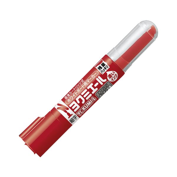 (まとめ) コクヨ ホワイトボード用マーカーペン ヨクミエール 細字・丸芯 赤 PM-B501R 1本 【×100セット】 送