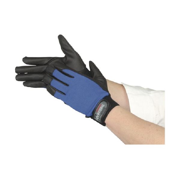 (まとめ) おたふく手袋 ピーユーウェーブ ブルー M K-18-BL-M 1双 【×5セット】 送料込！