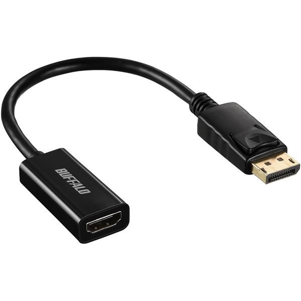 バッファロー（サプライ） DisplayPort-HDMI変換アダプタ ブラック BDPHDBK