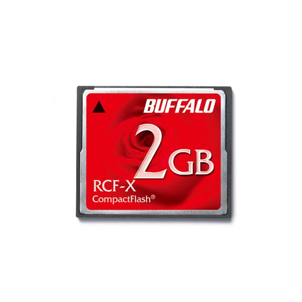 バッファロー コンパクトフラッシュ2GB RCF-X2G 1枚 送料無料！