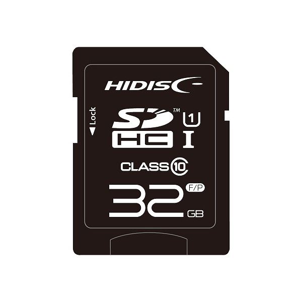 （まとめ）ハイディスク SDHCカード 32GBclass10 UHS-I対応 HDSDH32GCL10UIJP3 1枚【×2セ