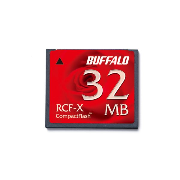 (まとめ) バッファロー コンパクトフラッシュ32MB RCF-X32MY 1枚 【×10セット】 送料無料！