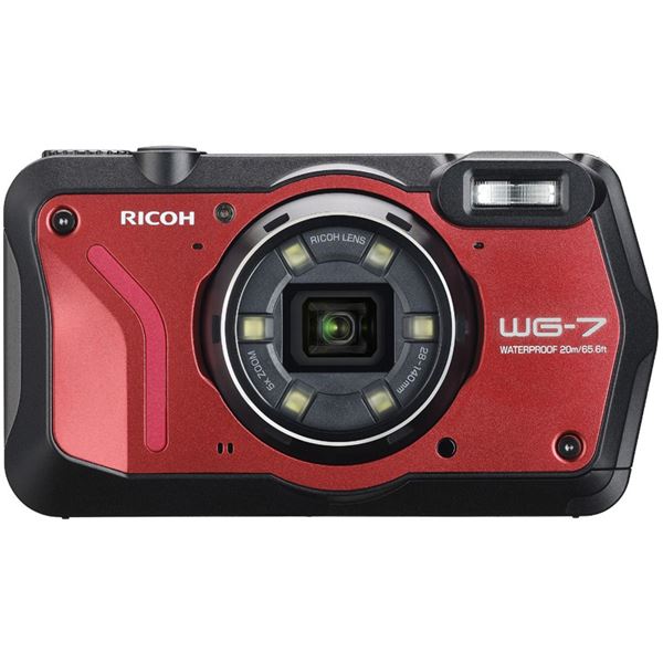 リコーイメージング 防水デジタルカメラ WG-7 (レッド) KIT JP WG-7 RED