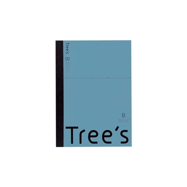 （まとめ）キョクトウ・アソシエイツ Trees A4 B罫 40枚 ブルーグレー【×20セット】 送料無料！
