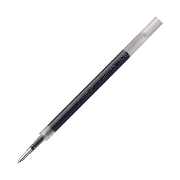 (まとめ) ゼブラ ゲルインクボールペン 替芯 JF-1.0芯 ボール径：1.0mm ブルーブラック サラサ用 RJF10-FB