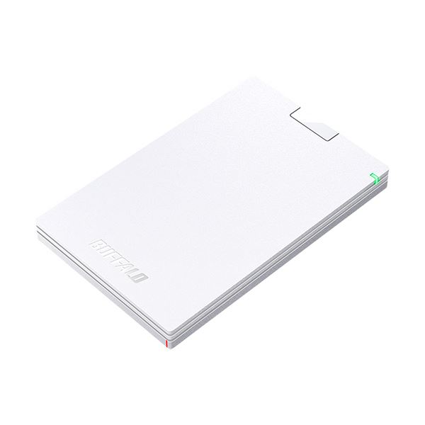 バッファロー MiniStationUSB3.1(Gen.1)対応 ポータブルHDD 500GB ホワイト HD-PCG500U