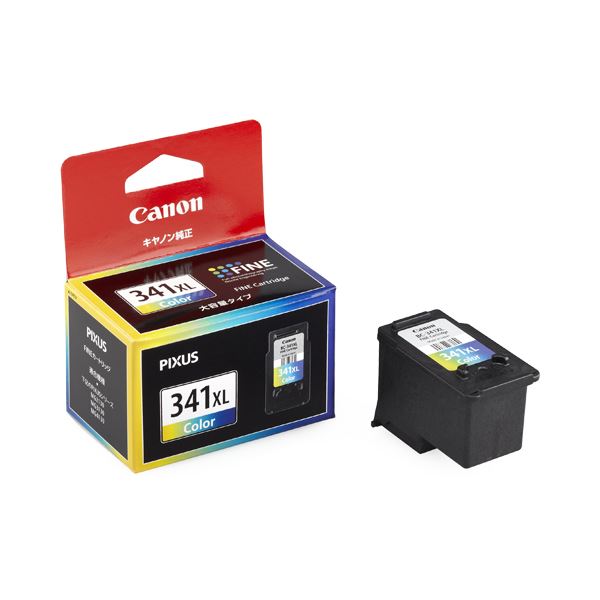 (まとめ) キヤノン Canon FINEカートリッジ BC-341XL 3色一体型 大容量 5214B001 1個 【×10