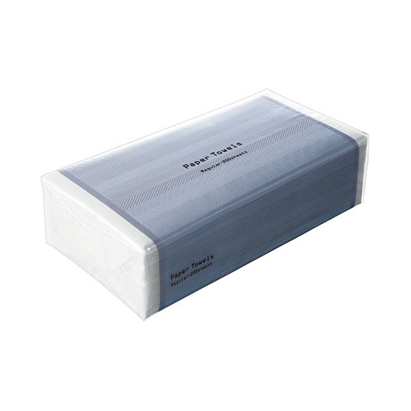 TANOSEE ペーパータオル ハードタイプ（レギュラー）200枚/パック 1ケース（30パック） 送料無料！