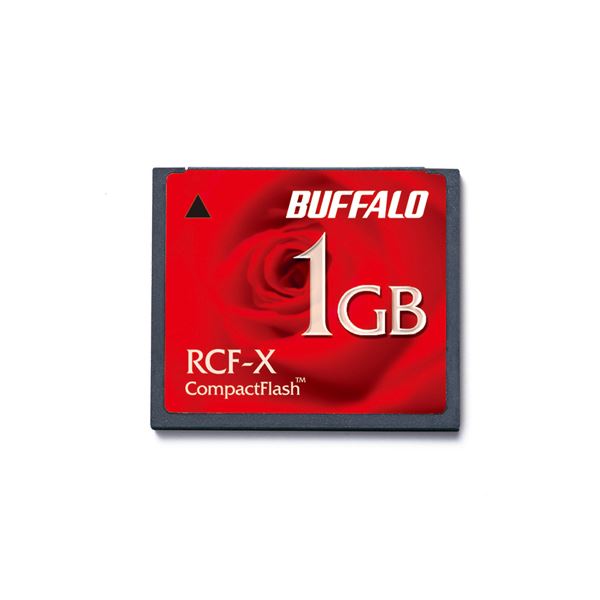 (まとめ）バッファロー コンパクトフラッシュ 1GB RCF-X1GY 1枚【×3セット】 送料無料！