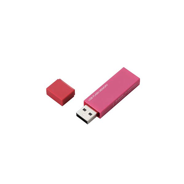 【5個セット】 エレコム USBメモリー/USB2.0対応/セキュリティ機能対応/32GB/ピンク MF-MSU2B32GPNX