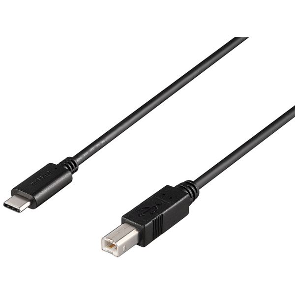 バッファロー（サプライ） USB2.0ケーブル C-B 1.5m ブラック BU2CB15BK