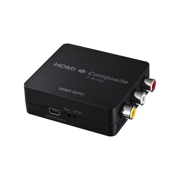 サンワサプライ HDMI信号コンポジット変換コンバーター VGA-CVHD3 送料無料！